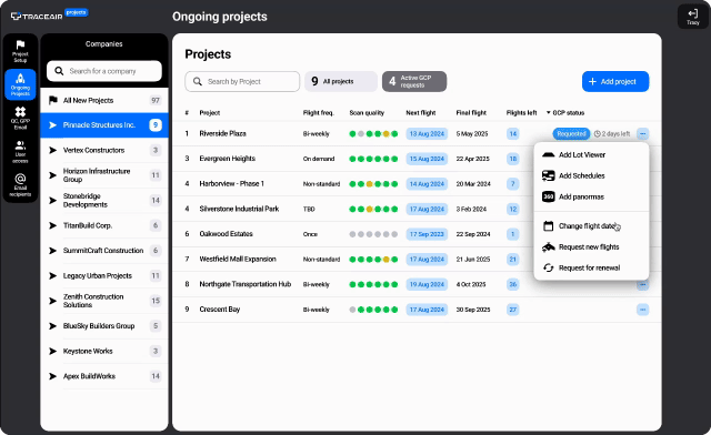 TraceAir Flight Date Change Request