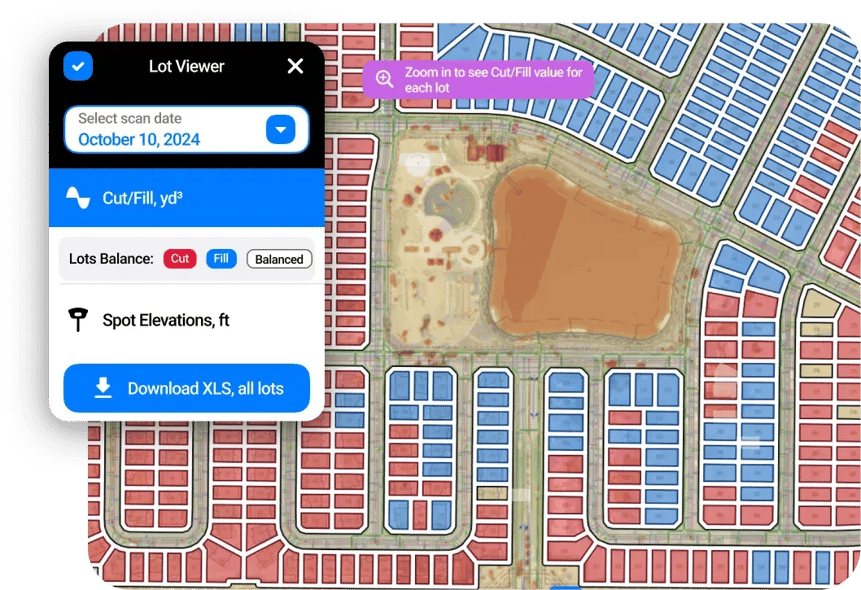 TraceAir Manage Large-Scale Earthwork