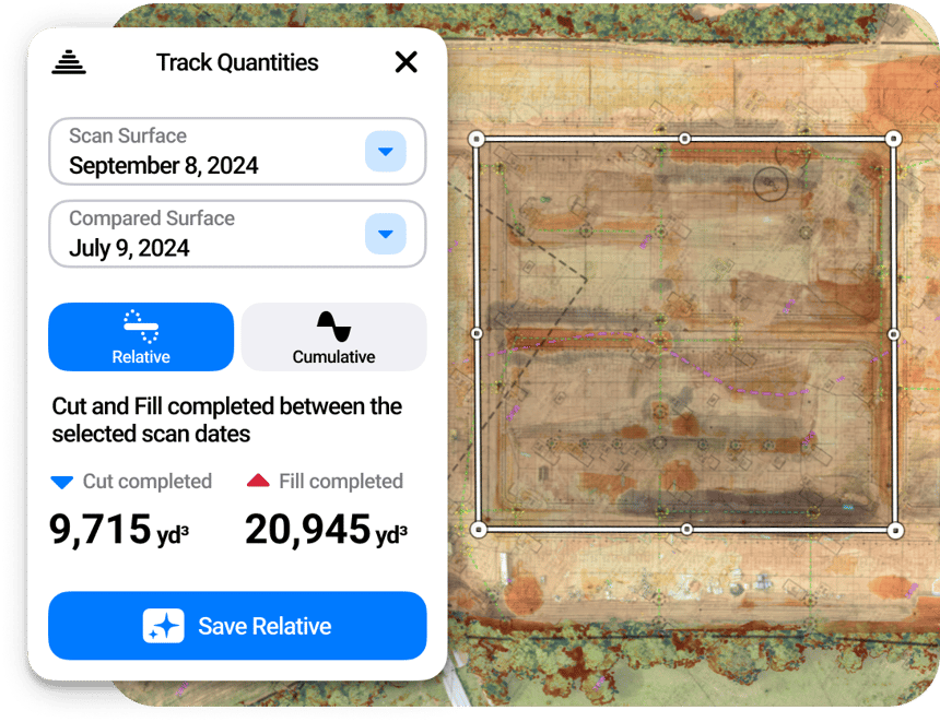 TraceAirs Track Quantities