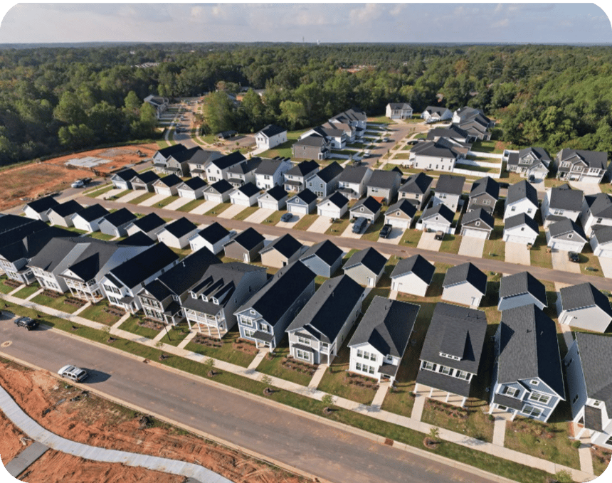 Using aerial images from TraceAir enables the Raleigh division to check progress