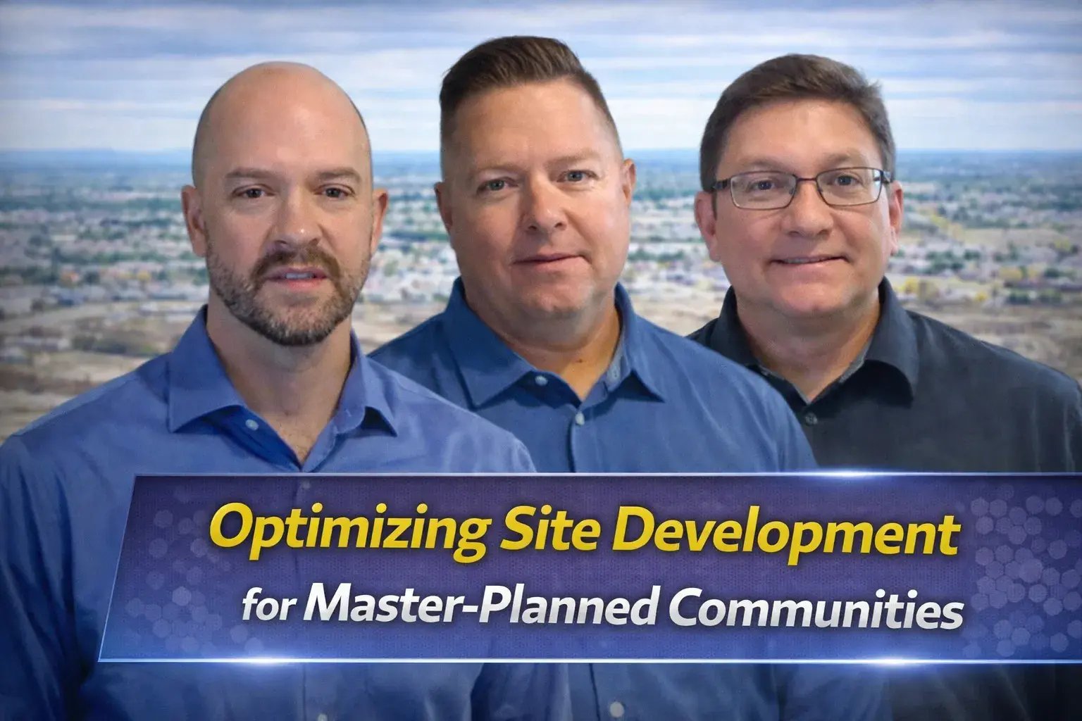 Optimizing Site Development for Master Planned Communities
