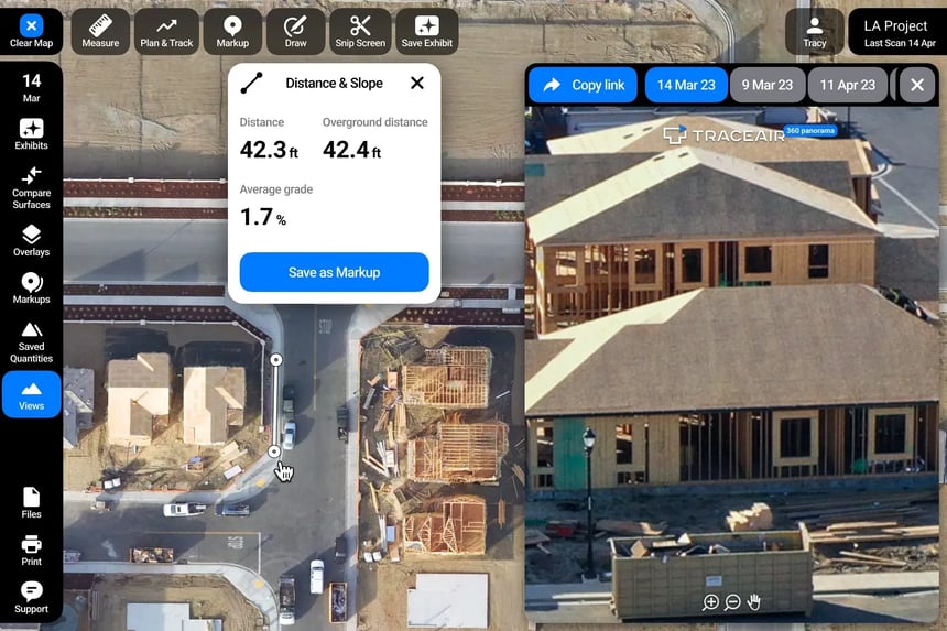 View 360° panoramas alongside your scans for seamless workflows