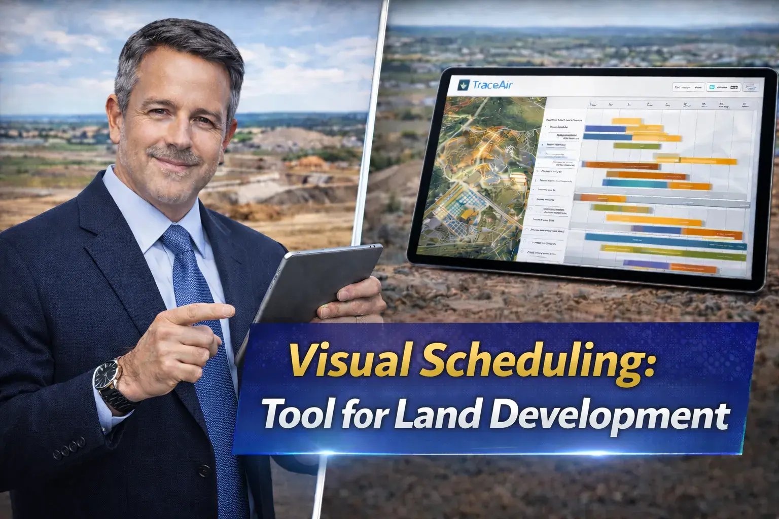 Visual Scheduling Tool for Land Development