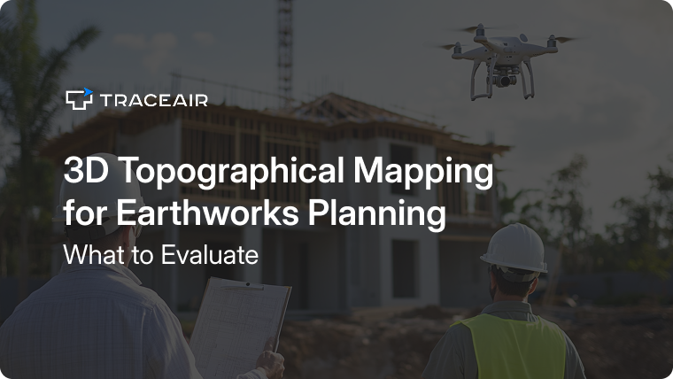 3D Topographical Mapping for Earthworks Planning: What to Evaluate
